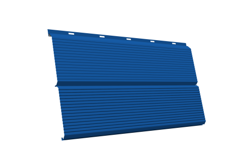 ЭкоБрус 0,345 Gofr GL 0.5 Satin с пленкой RAL 5005 сигнальный синий