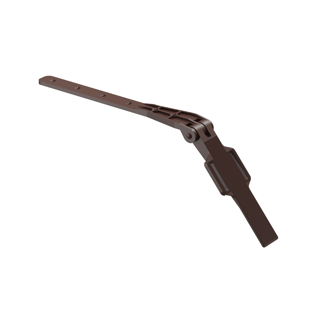 Крепление регулируемое для кронштейна желоба Premium, шоколад