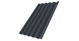 Профнастил НС35R 0,5 Satin RAL 7024 мокрый асфальт