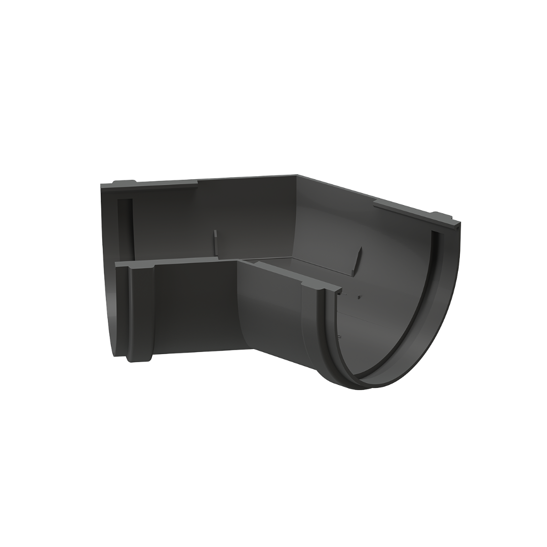 Угол желоба 135˚ Premium, графит