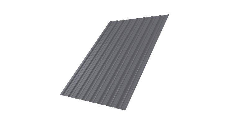 Профнастил С10A 0,4 PE RAL 7004 сигнальный серый