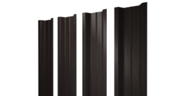 Штакетник П-образный В с прямым резом 0,45 Print Elite Coffee Wood TwinColor