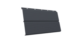 ЭкоБрус 0,345 Gofr GL 0.5 PurLite Matt RAL 7024 мокрый асфальт