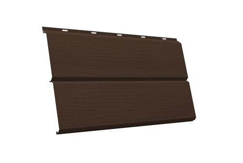 ЭкоБрус 3D 0,345 GL 0.5 Satin с пленкой RAL 8017 шоколад