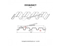 Профнастил Н-60 x 845 A NormanMP ПЭ 01 7024 0,5 мм