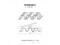 Профнастил Н114 x 750 A покрытие ПЭ 01 RAL 9003 0,9 мм