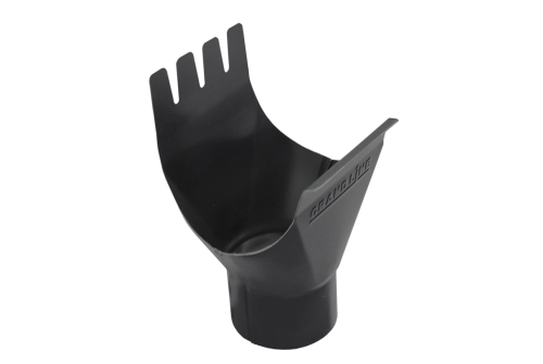 Воронка 125/90 мм Matt RAL 9005 черный