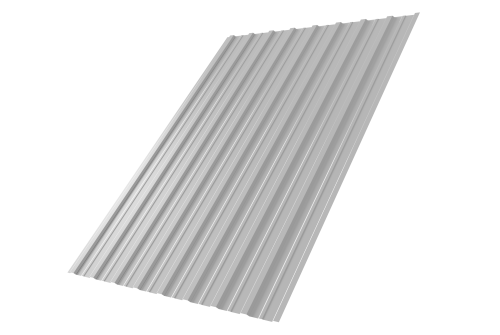 Профнастил С10A 0,7 PE RAL 9003 сигнальный белый