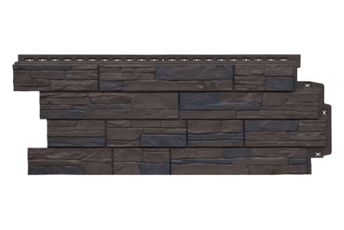 Фасадная панель GL Сланец Design Plus орех