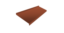 Отлив простой 200 0,45 PE с пленкой RAL 8004 терракота (3м)