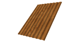 Профнастил С20A 0.45 Print Elite Golden Wood TwinColor