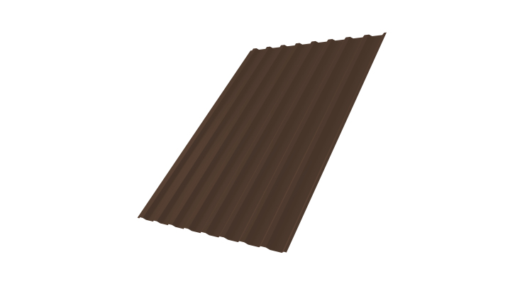 Профнастил С20B Grand Line 0,5 Drap TX RAL 8017 шоколад