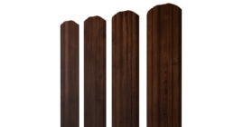 Штакетник Twin фигурный 0,4 Print Premium Cherry Wood Fresh TwinColor