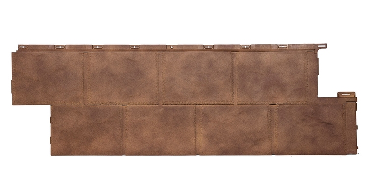 Фасадная панель Т-Сайдинг ЭКО-2 Ладога Орех