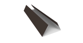 Планка стыковочная составная нижняя 0,45 Drap TR RR 32 темно-коричневый (3м)