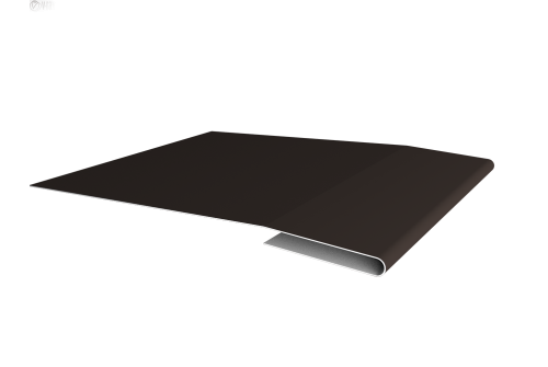 Планка начальная 0,5 Satin Matt RR 32 темно-коричневый (2м)