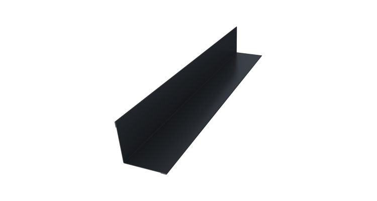 Угол внутренний 50х50 0,45 Drap TX RAL 7024 мокрый асфальт (3м)