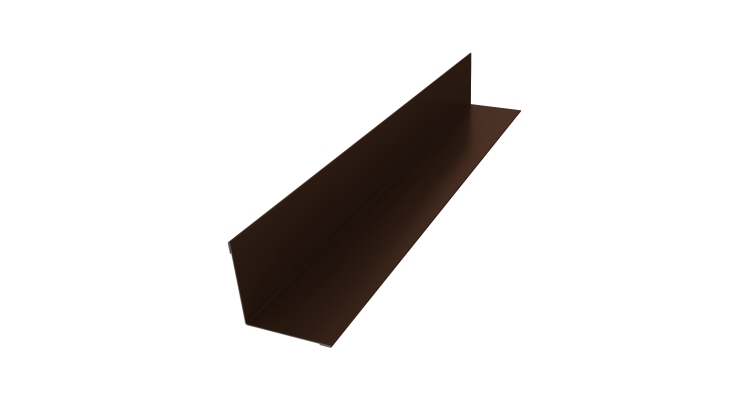 Угол внутренний 50х50 0,45 Drap TX RAL 8017 шоколад (2м)