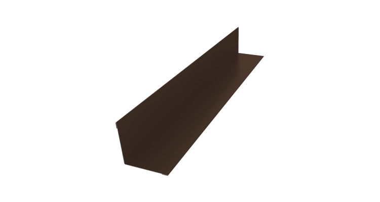 Угол внутренний 50х50 0,45 Drap TwinColor RAL 8017 шоколад (3м)