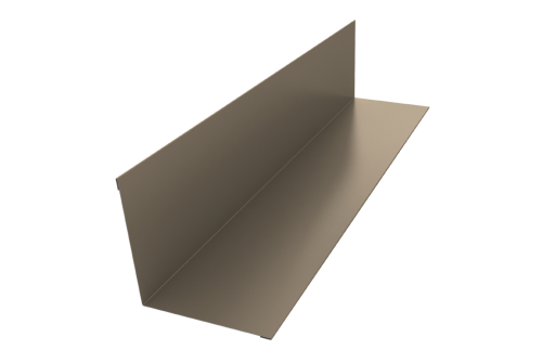 Угол внутренний 110х110 0,45 PE с пленкой RAL 1015 светлая слоновая кость (3м)