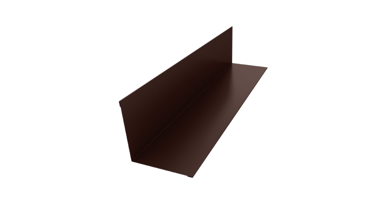 Угол внутренний 110х110 0,45 Drap RAL 8017 шоколад (2м)