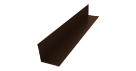Угол внутренний 30х30 0,5 Drap RAL 8017 шоколад (3м)