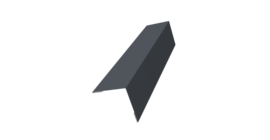 Угол внешний 50х50 0,45 Drap RAL 7024 мокрый асфальт (2м)