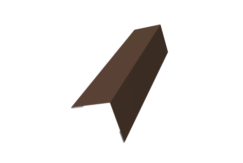 Угол внешний 50х50 0,45 Drap TX RAL 8017 шоколад (3м)