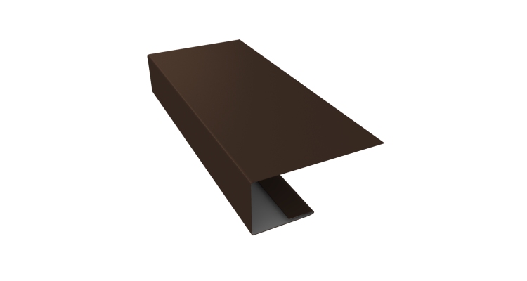 J-Профиль 18мм 0,5 Satin Matt RAL 8017 шоколад (2м)