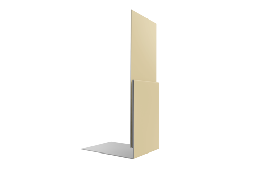 Планка приемная оконная 0,45 Drap TX RAL 1015 светлая слоновая кость (3м)