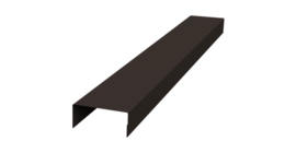 Крышка 45х20 жалюзи Texas 0,5 Drap TX RR 32 темно-коричневый (2,5м)