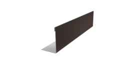 Нащельник 125 Texas 25х35 0,5 Drap TX RR 32 темно-коричневый (L1,5)