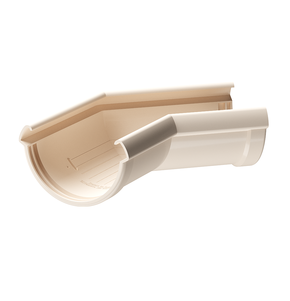 Угол желоба 135˚ Lux, латте