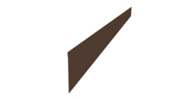 Ламель забора жалюзи Palermo 0,5 Satin Matt TX RAL 8017 шоколад