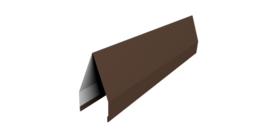 Ламель забора жалюзи Tokyo 0,5 Satin Matt TX с пленкой RAL 8017 шоколад