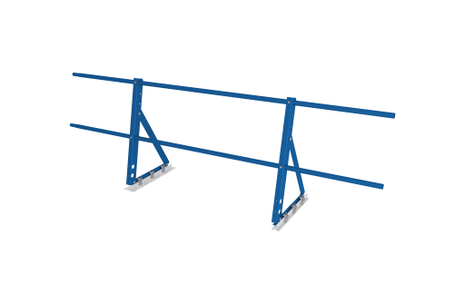 Ограждение кровельное на фальц Optima 0,65х2м RAL 5005