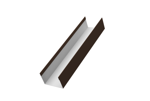 Стойка жалюзи Milan,Tokyo 0,5 Satin RAL 8017 шоколад (3м)