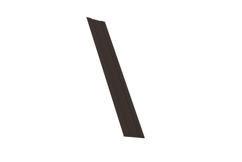 Крепежная планка жалюзи Milan, Milan Slim, Tokyo 0,45 Drap-double TX RR 32 темно-коричневый (3м)