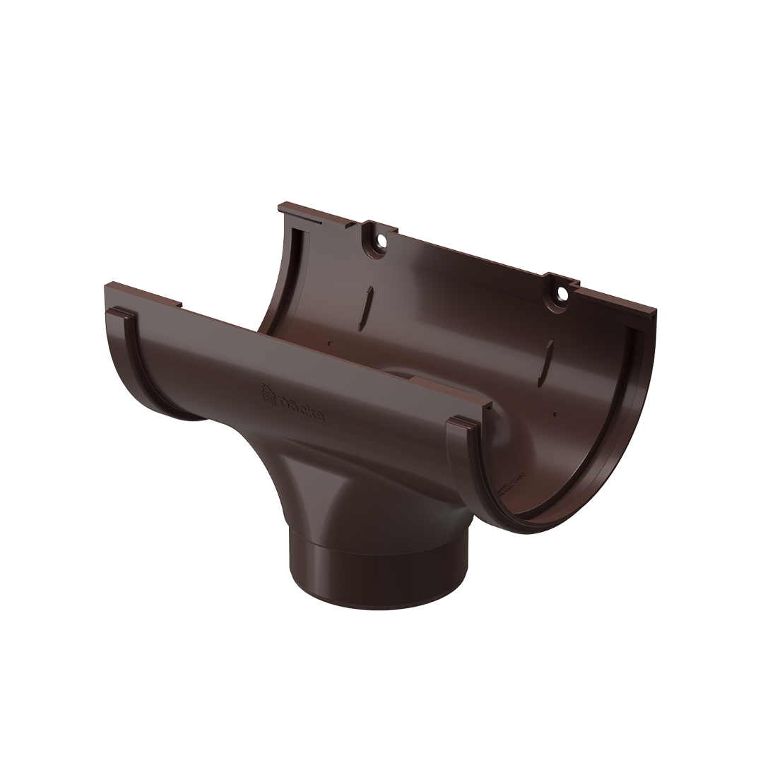 Водосточная воронка Standard, тёмно-коричневый