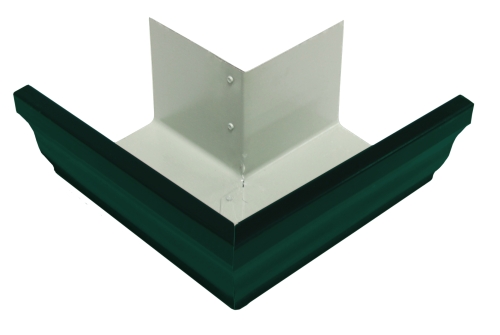 Угол желоба внешний Vortex 90гр 127мм RAL 6005 зеленый мох