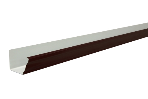 Желоб прямоугольный Vortex 127мм 3м RR 32 темно-коричневый