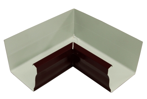 Угол желоба внутренний Vortex 90гр 127мм RR 32 темно-коричневый